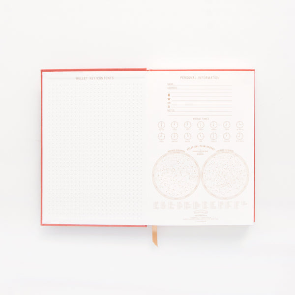 Designworks Ink Hard Cover Suede Cloth Journal With Pocket - Radiant Rays