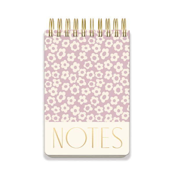designworks ink Large Chunky Notepad - Lilac Groovy Floral