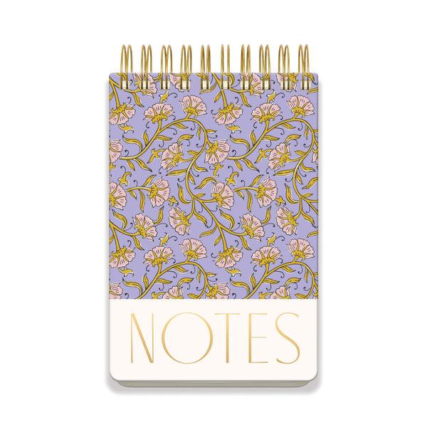designworks ink Large Chunky Notepad - Purple Vintage Floral