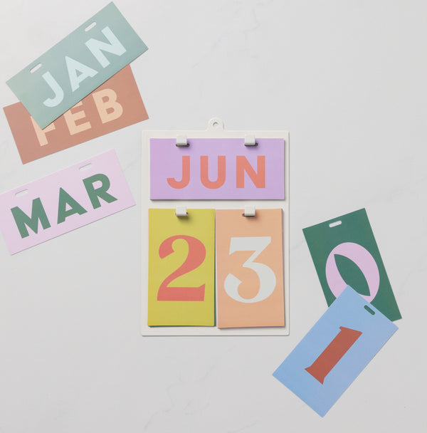 Designworks Ink Perpetual Wall Calendar - Color Block