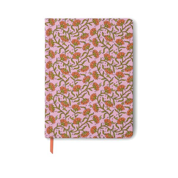 designworks ink Soft Touch Jumbo Journal - Pink Vintage Floral