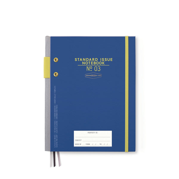 designworks ink Standard Issue Planner Notebook No. 03 - Cobalt + Citron