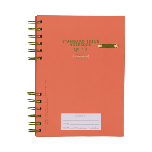 designworks ink Standard Issue Planner Notebook No. 12 - Army Green + Chili