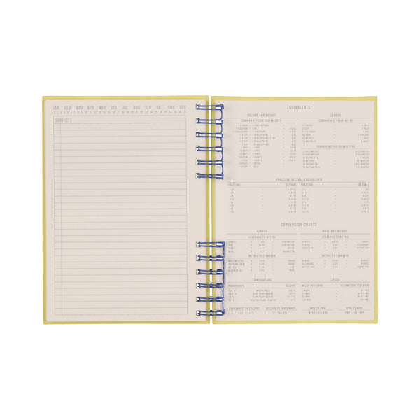 Designworks Ink Standard Issue Planner Notebook No. 12 - Cobalt + Citron