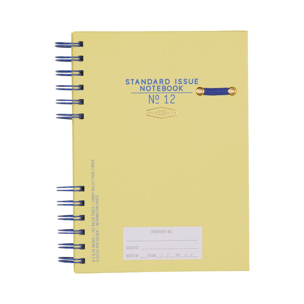 designworks ink Standard Issue Planner Notebook No. 12 - Cobalt + Citron