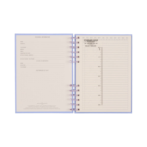 Designworks Ink Standard Issue Planner Notebook No. 12 - Lavender + Periwinkle