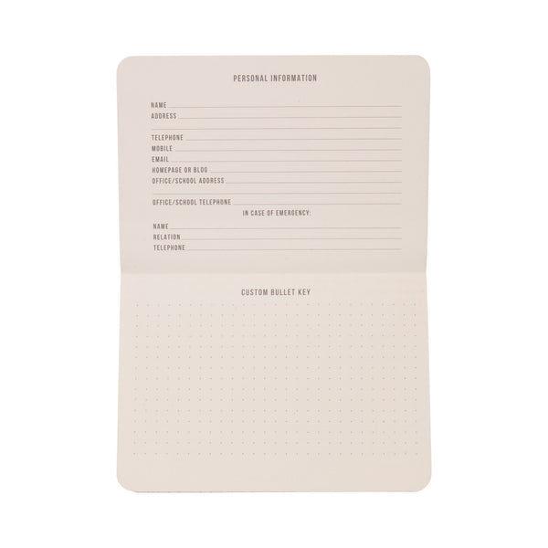 Designworks Ink Standard Issue Pocket Journal - Army Green + Chili