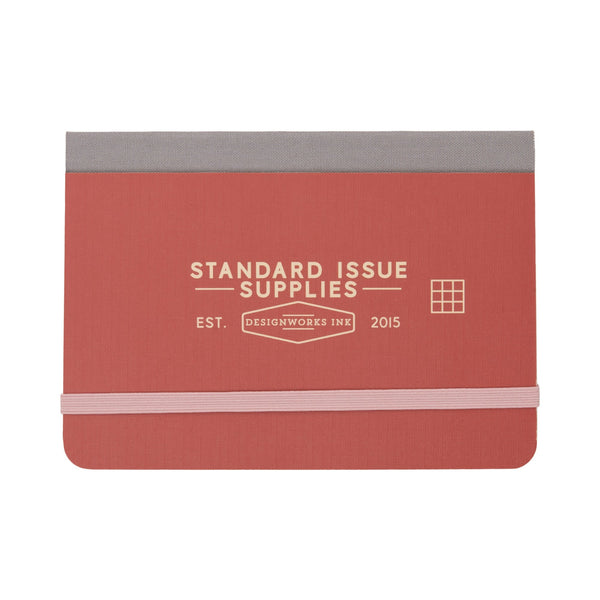 designworks ink Standard Issue Pocket Journal - Rosewood + Blush