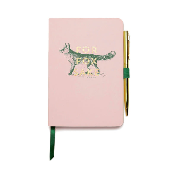 designworks ink Vintage Sass Notebook with Pen - For Fox Sake
