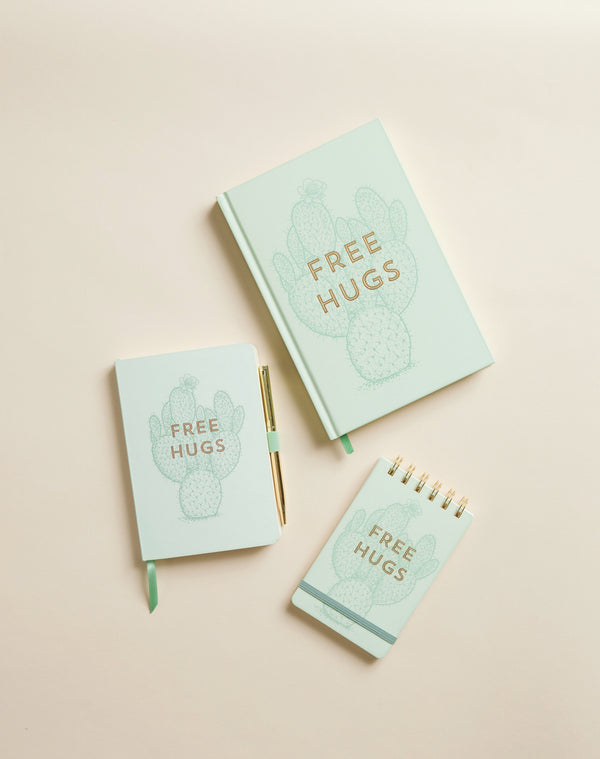 Designworks Ink Vintage Sass Notebook With Pen - Free Hugs