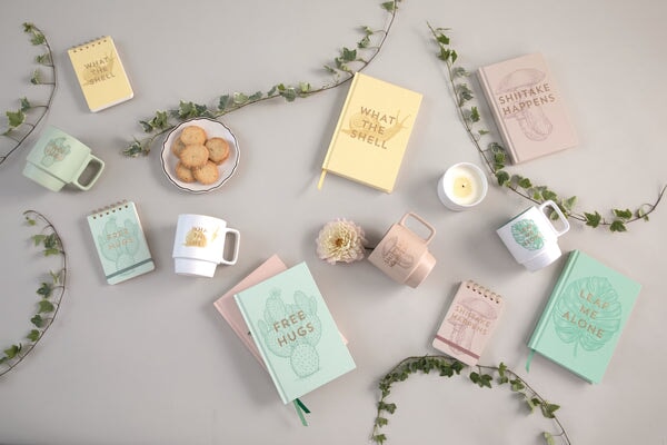 Designworks Ink Vintage Sass Notebook With Pen - Leaf Me Alone