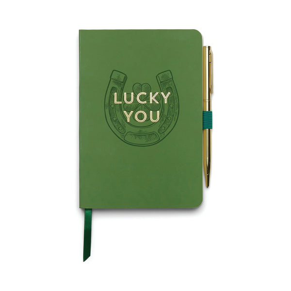 designworks ink Vintage Sass Notebook with Pen - Lucky you