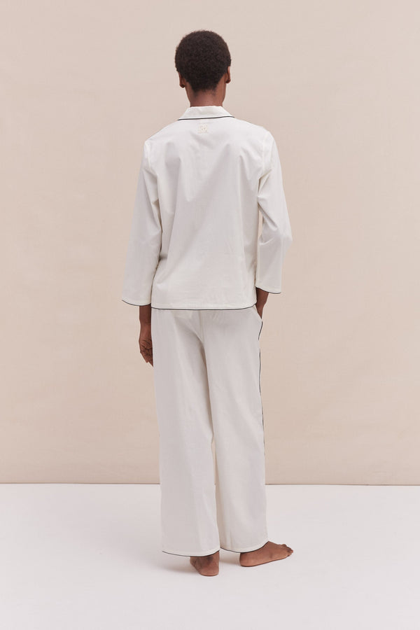 Desmond & Dempsey 402 Long Pyjama Set Cream