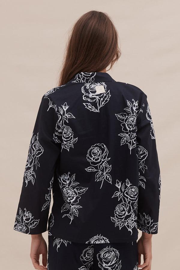 Desmond & Dempsey 402 Posy Navy