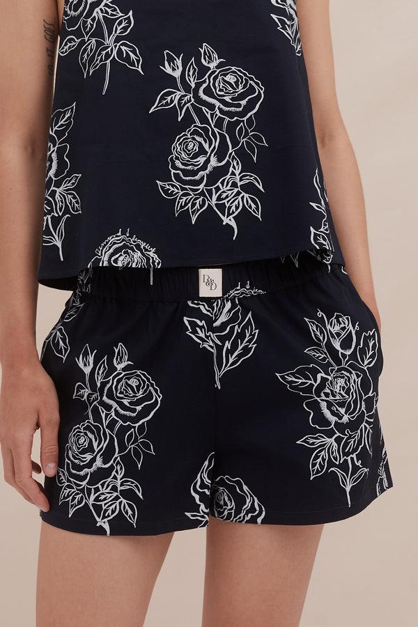 Desmond & Dempsey 402 Posy Navy