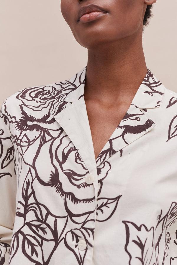 Desmond & Dempsey 402 Rose Cream Brown