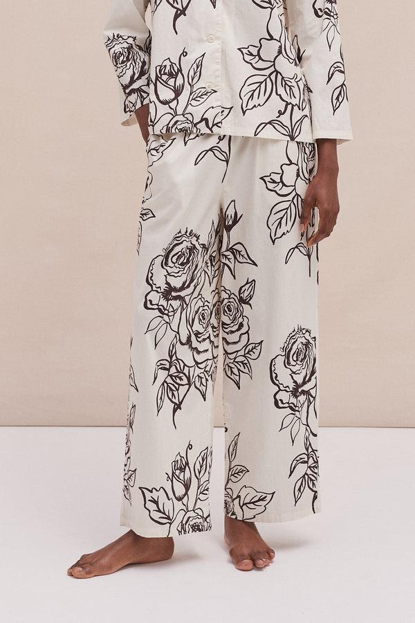 desmond & dempsey 402 Rose Cream Brown