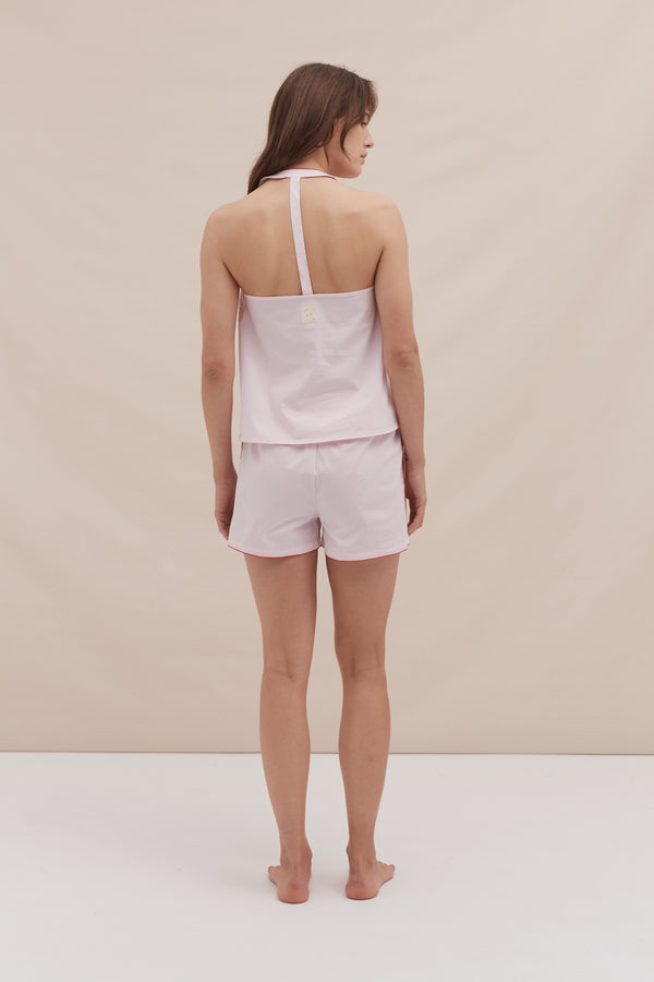 Desmond & Dempsey 402 Swing Cami & Shorts Set Pink