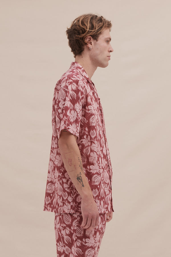 Desmond & Dempsey Alma Fig Red/Pink