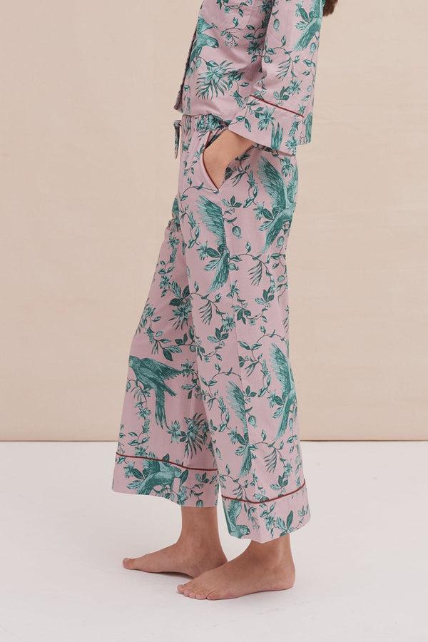 Desmond & Dempsey Bromley Parrot Pink/Blue