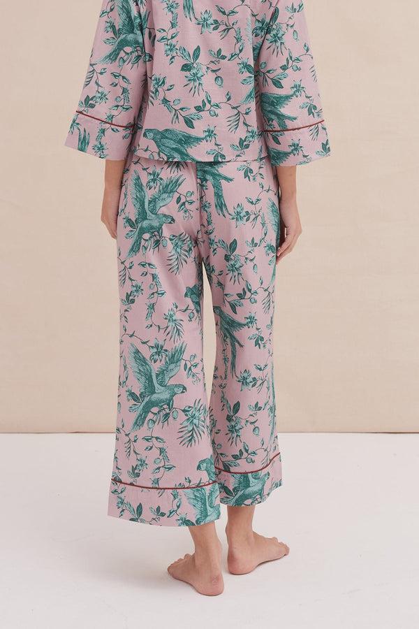 Desmond & Dempsey Bromley Parrot Pink/Blue