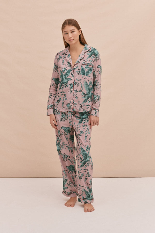 desmond & dempsey Bromley Parrot Pink/Blue