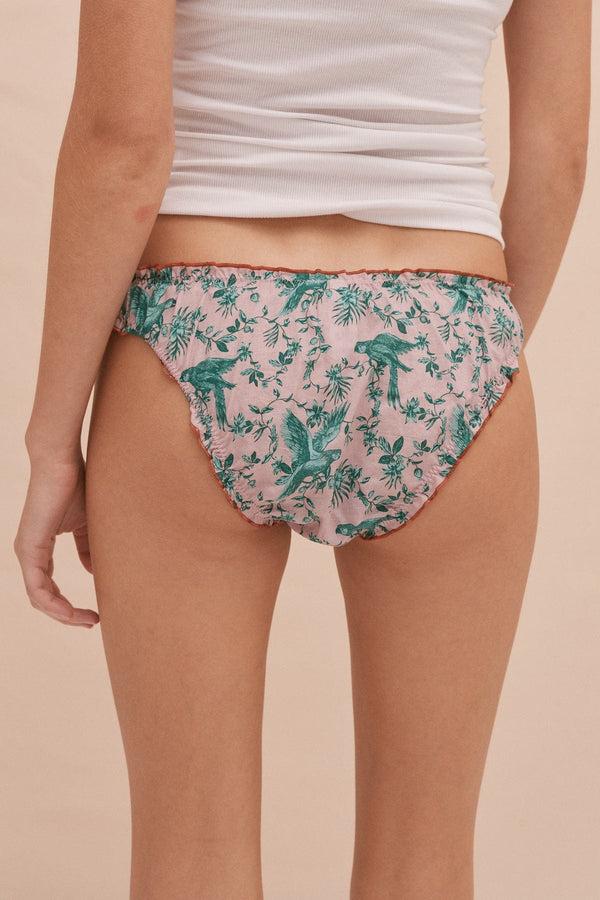 Desmond & Dempsey Bromley Parrot Pink/Blue