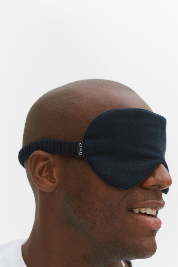 Desmond & Dempsey Brushed Cotton Navy