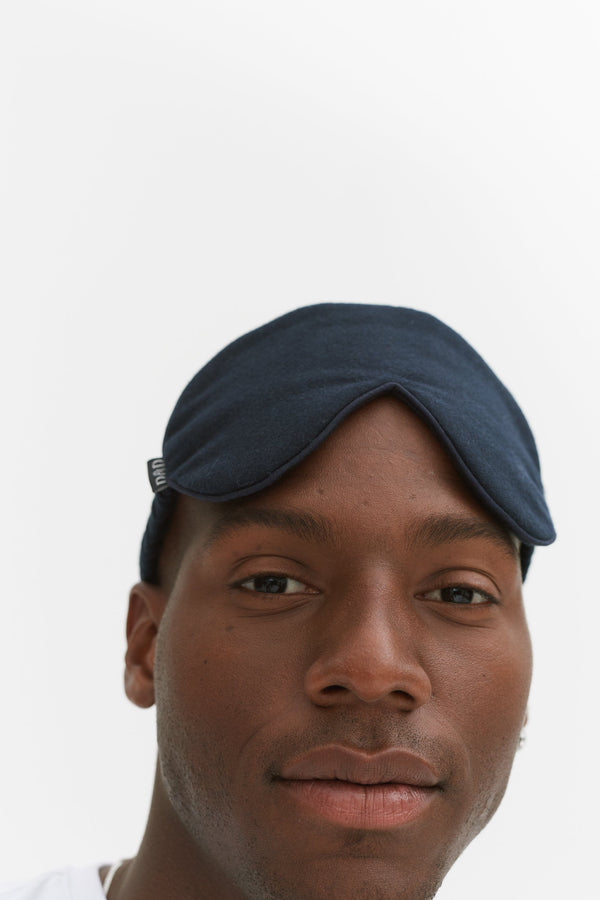 Desmond & Dempsey Brushed Cotton Navy