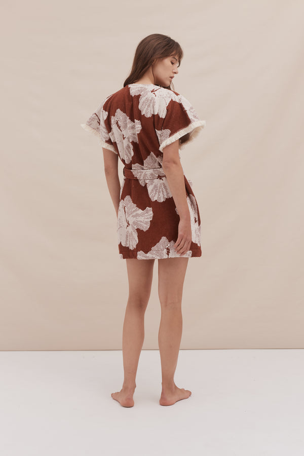 Desmond & Dempsey Grand Hibiscus Brown