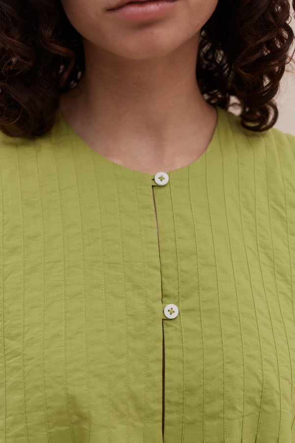 Desmond & Dempsey Lime Linen