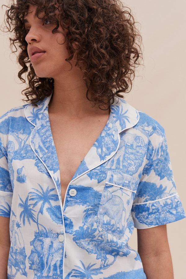 Desmond & Dempsey Loxodonta Blue