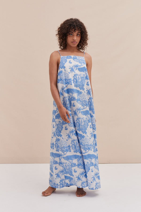 desmond & dempsey Loxodonta Blue