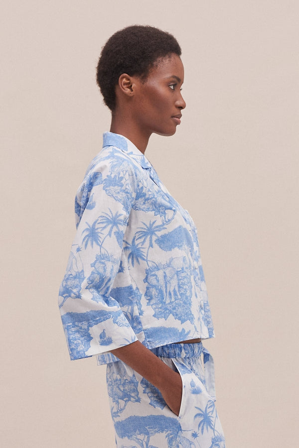 Desmond & Dempsey Loxodonta Blue