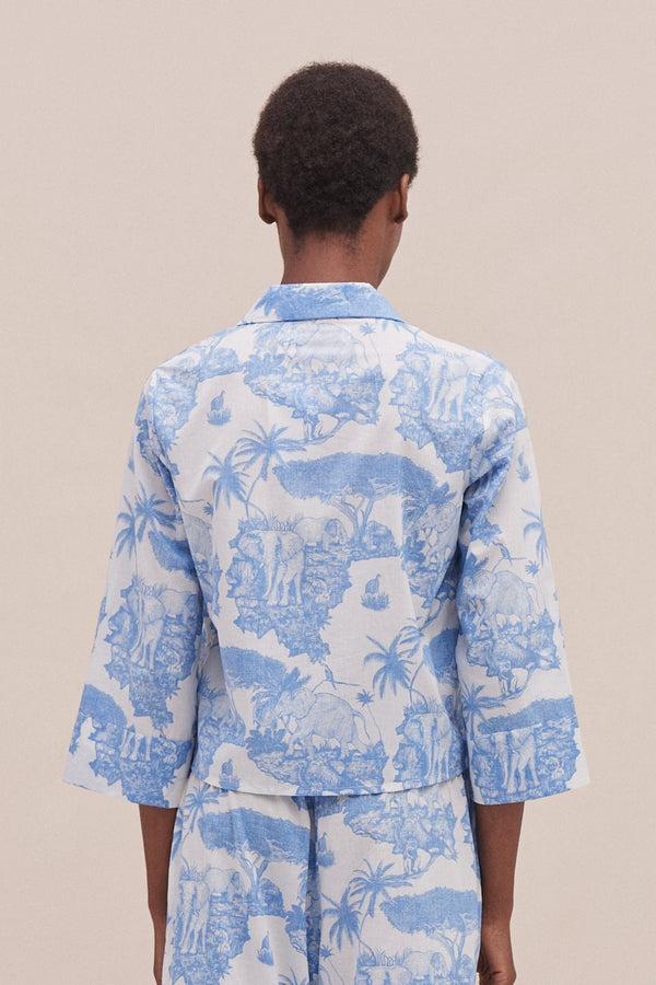 Desmond & Dempsey Loxodonta Blue