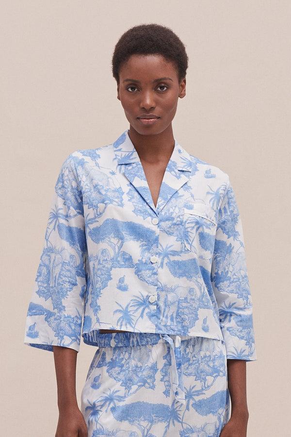 desmond & dempsey Loxodonta Blue