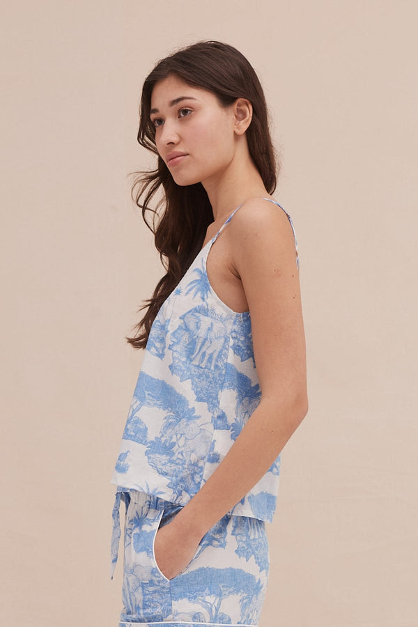 Desmond & Dempsey Loxodonta Blue