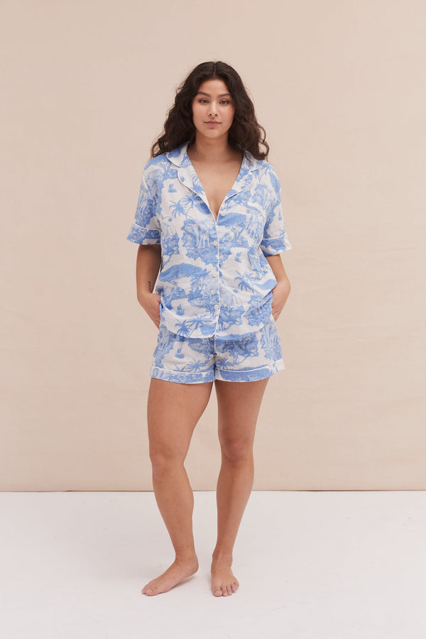 desmond & dempsey Loxodonta Blue