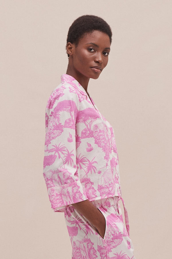 Desmond & Dempsey Loxodonta Pink