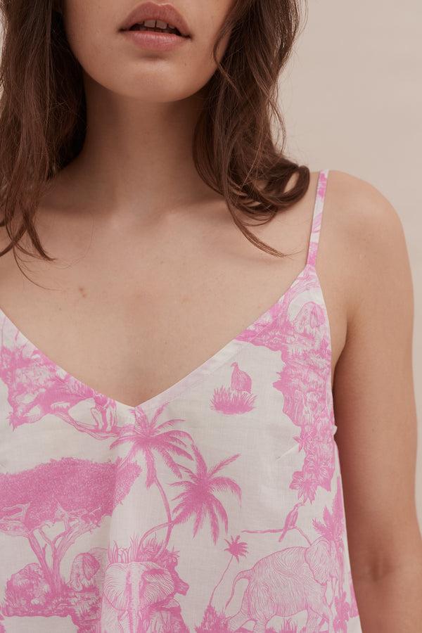 Desmond & Dempsey Loxodonta Pink