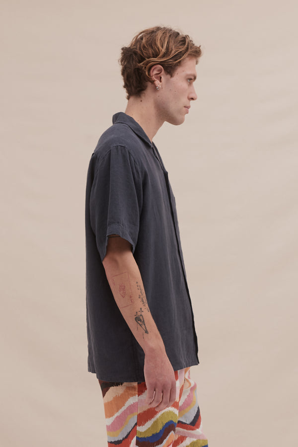 Desmond & Dempsey Petrol Linen