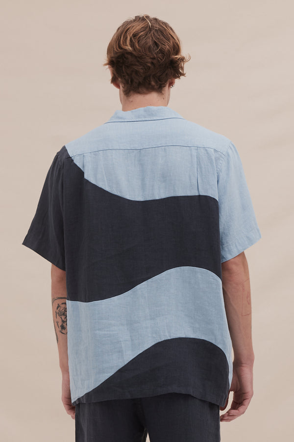 Desmond & Dempsey Salacia Petrol/Sky Blue