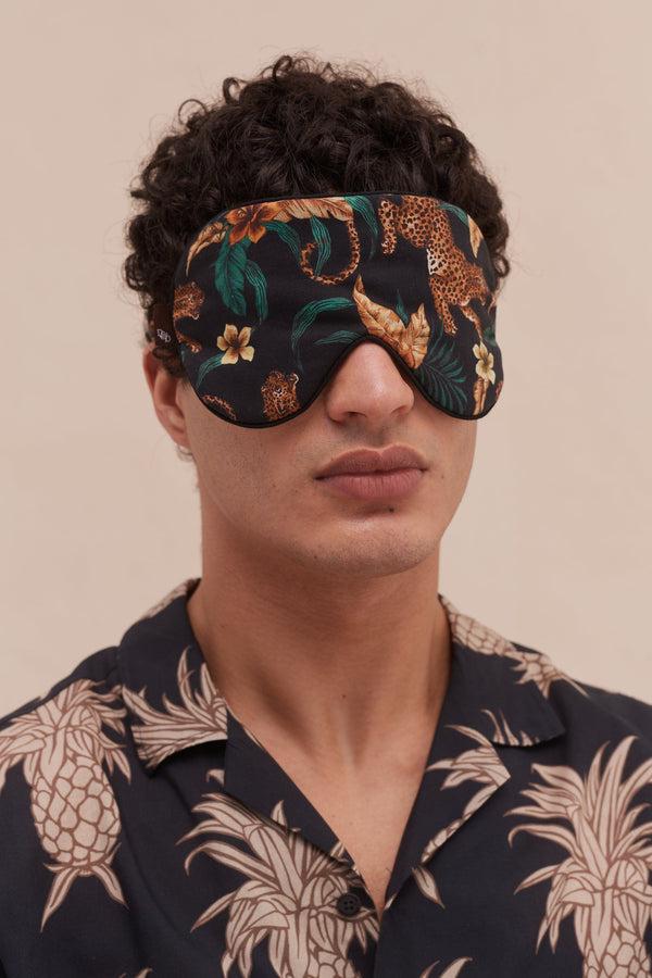 Desmond & Dempsey Soleia Leopard Black Yellow