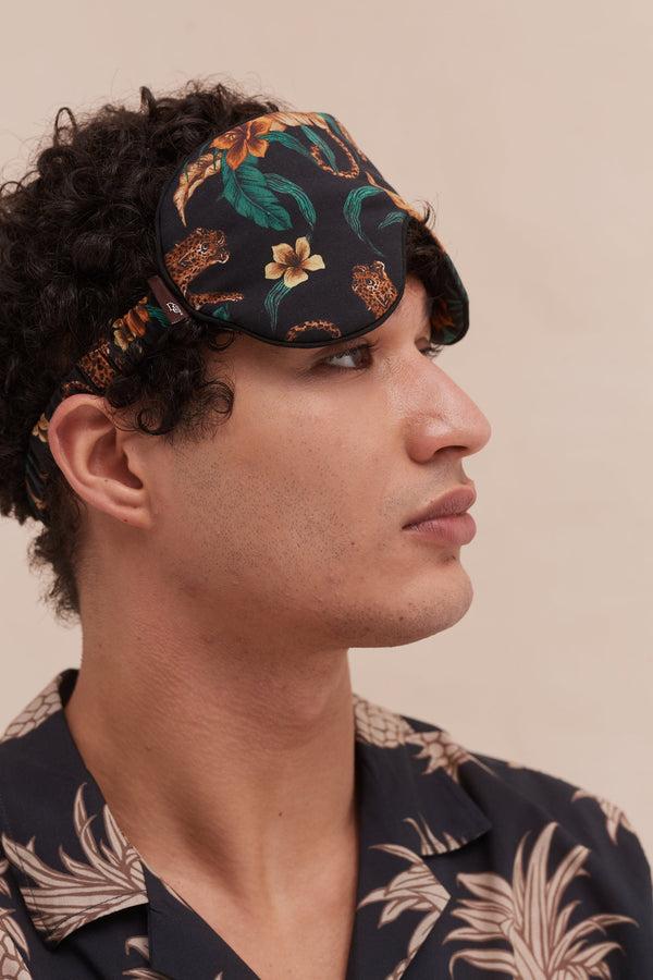 Desmond & Dempsey Soleia Leopard Black Yellow