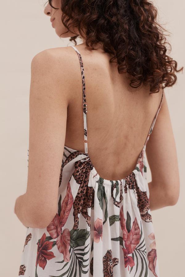 Desmond & Dempsey Soleia Leopard Cream