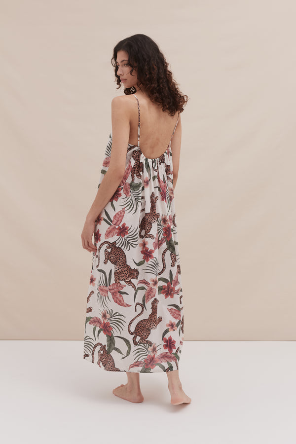 Desmond & Dempsey Soleia Leopard Cream