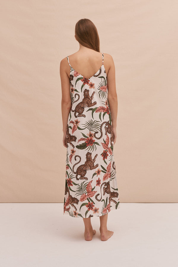 Desmond & Dempsey Soleia Leopard Cream