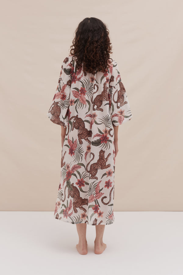 Desmond & Dempsey Soleia Leopard Cream