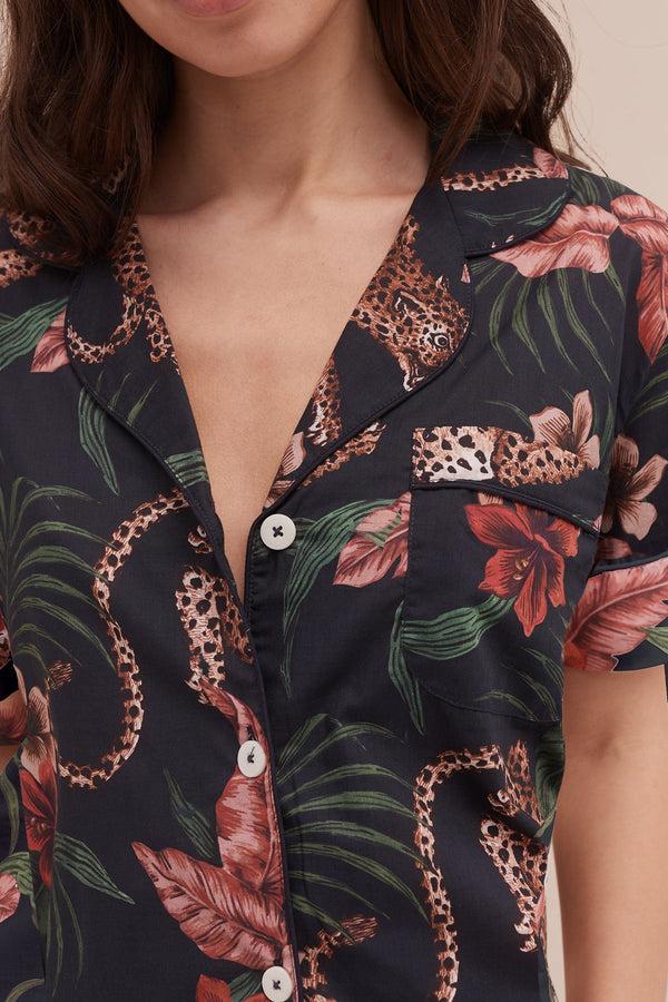 Desmond & Dempsey Soleia Leopard Multi