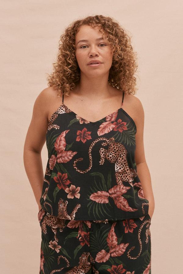 Desmond & Dempsey Soleia Leopard Multi